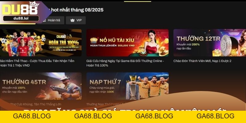 DU88 - Trang Đích Chính Xác Đến DU88.COM | Đăng Ký Phát Lộc Ngay - ga68